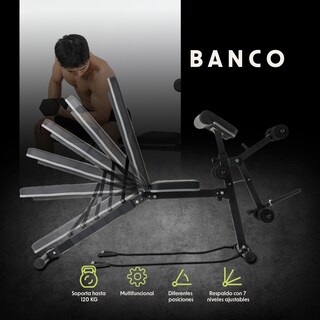 Foto 2 | Banco Multiposiciones Bywell Ajustable Gym Brazo y Pierna