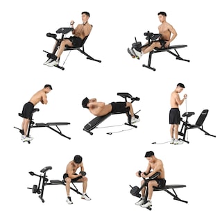 Foto 4 | Banco Multiposiciones Bywell Ajustable Gym Brazo y Pierna