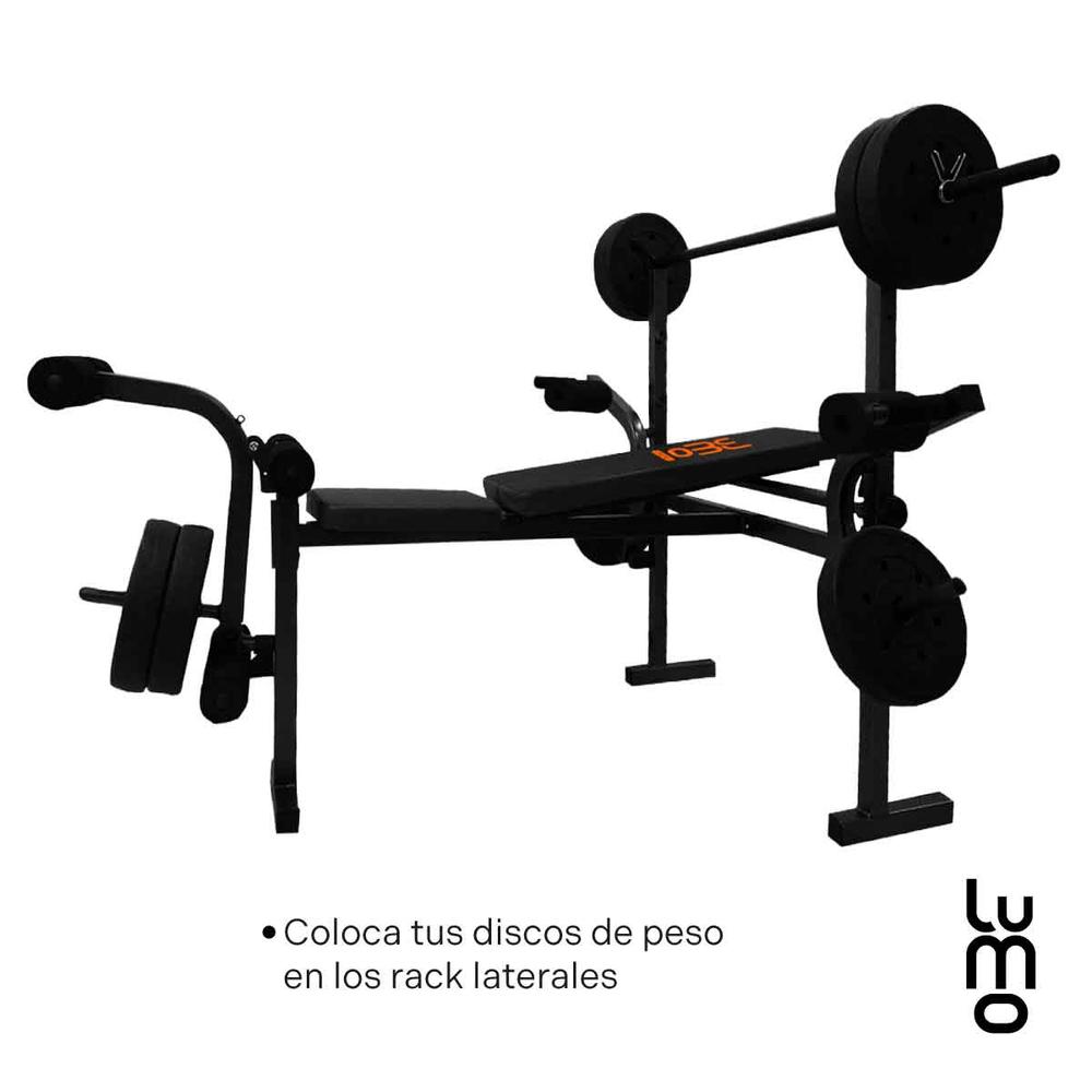 Foto 7 | Banco Plegable Multiposiciones Para Ejercicios 6 En 1