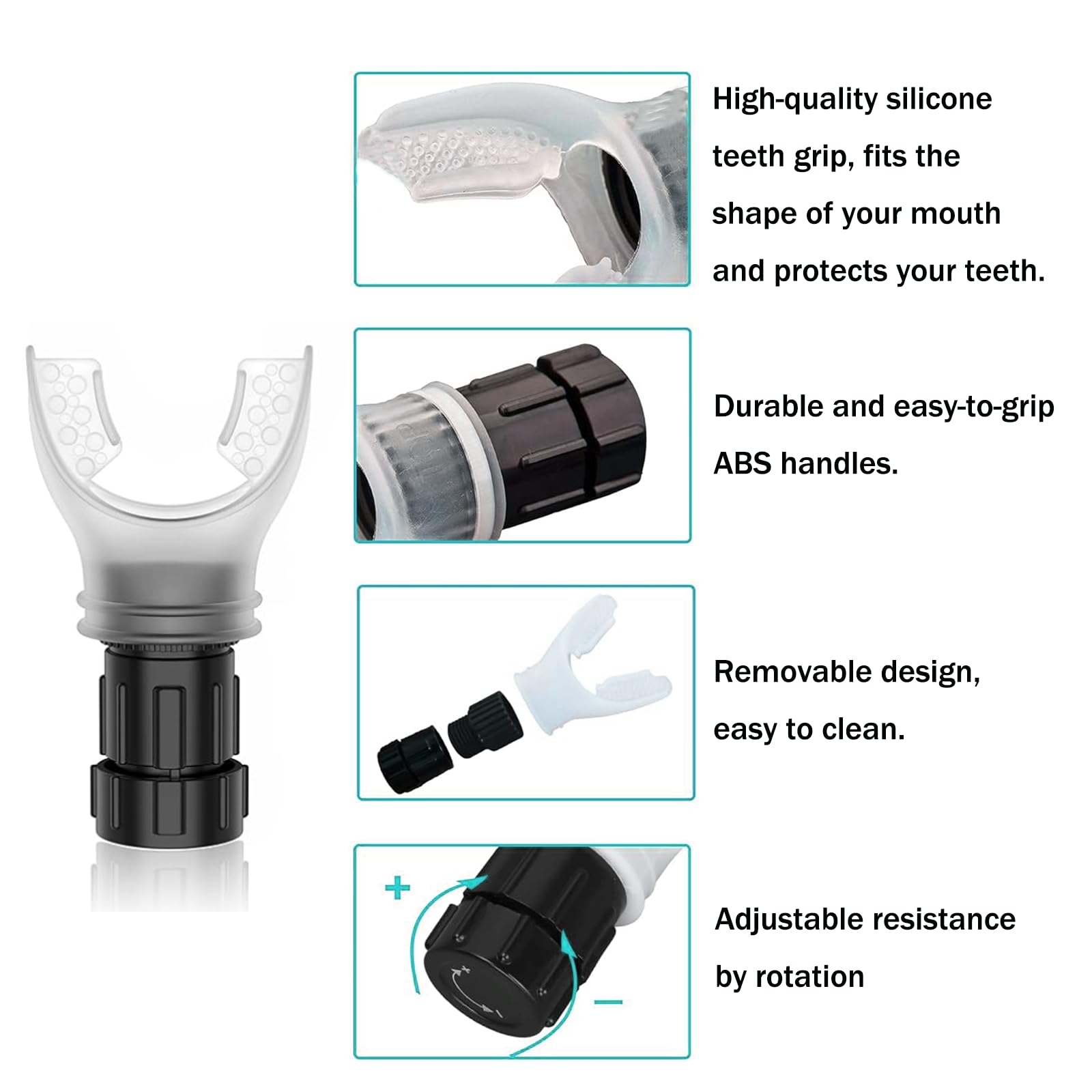 Foto 3 pulgar | Entrenador Portátil Ajustable Oxyflow Para Uso Oral Y Muscular - Venta Internacional.