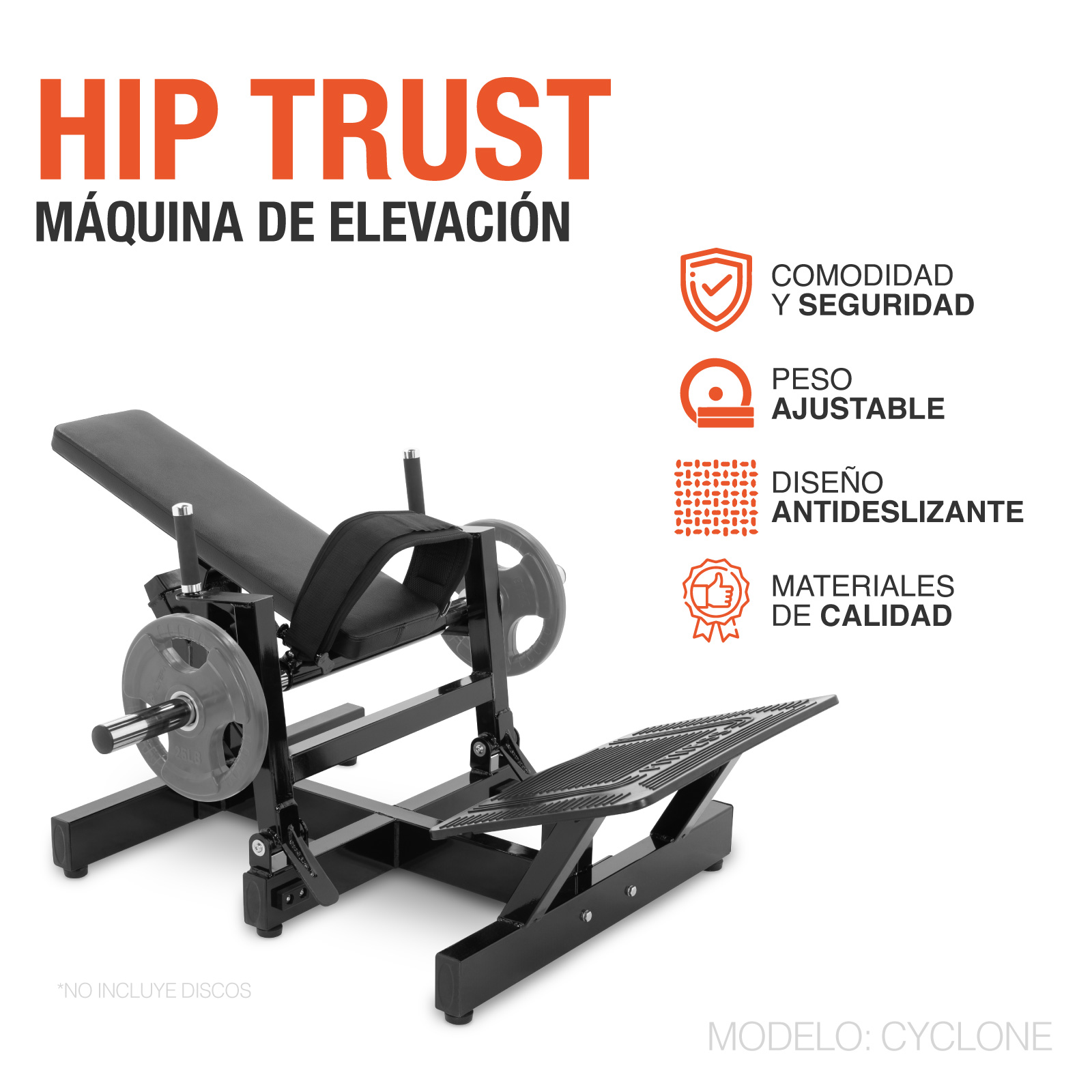 Foto 3 pulgar | Prensa Para Pierna Altera Entrenamiento Extensión Hack Squat