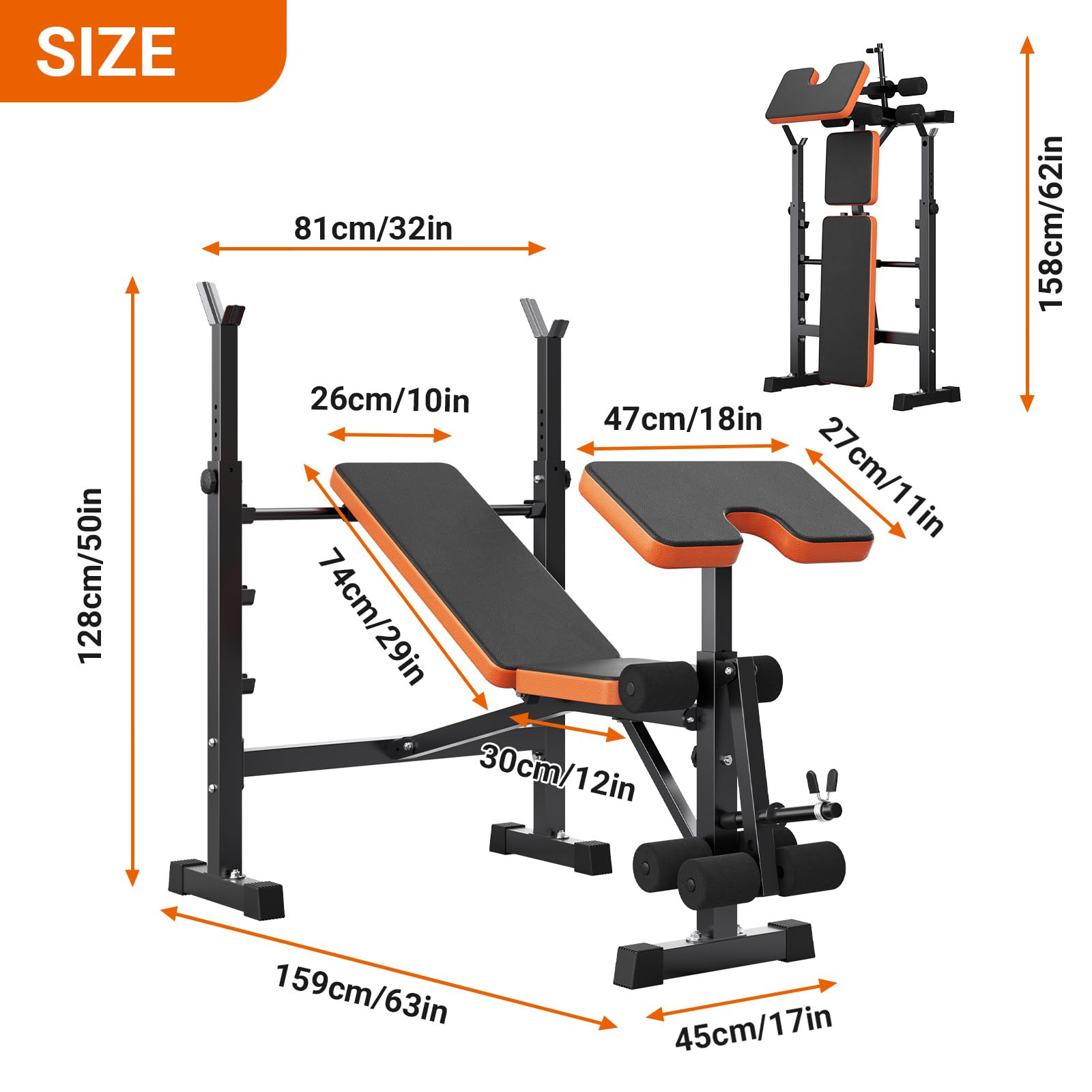 Foto 7 pulgar | Juego De Bancos De Pesas Yoleo 6 En 1 Ajustables Y Plegables Para Gimnasio En Casa - Venta Internacional.