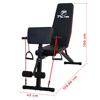 Foto 5 | Banco Para Pesas Gym, Felter , Ajustable Multifuncional Negro