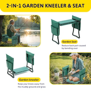 Foto 4 | Reclinatorio Y Asiento De Jardinería Simple Deluxe Pro Con Capacidad De 150 Kg - Venta Internacional.