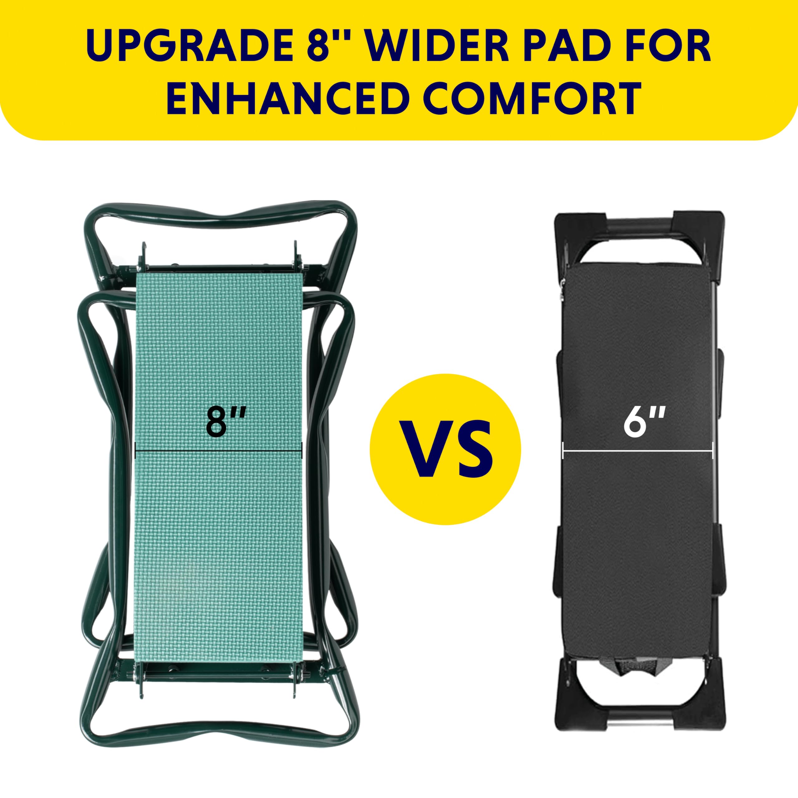 Foto 7 pulgar | Reclinatorio Y Asiento De Jardinería Simple Deluxe Pro Con Capacidad De 150 Kg - Venta Internacional.