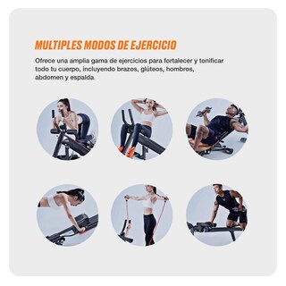Foto 6 | Banco Gym Ajustable Con Ligas Bodytrainer Multifuncional