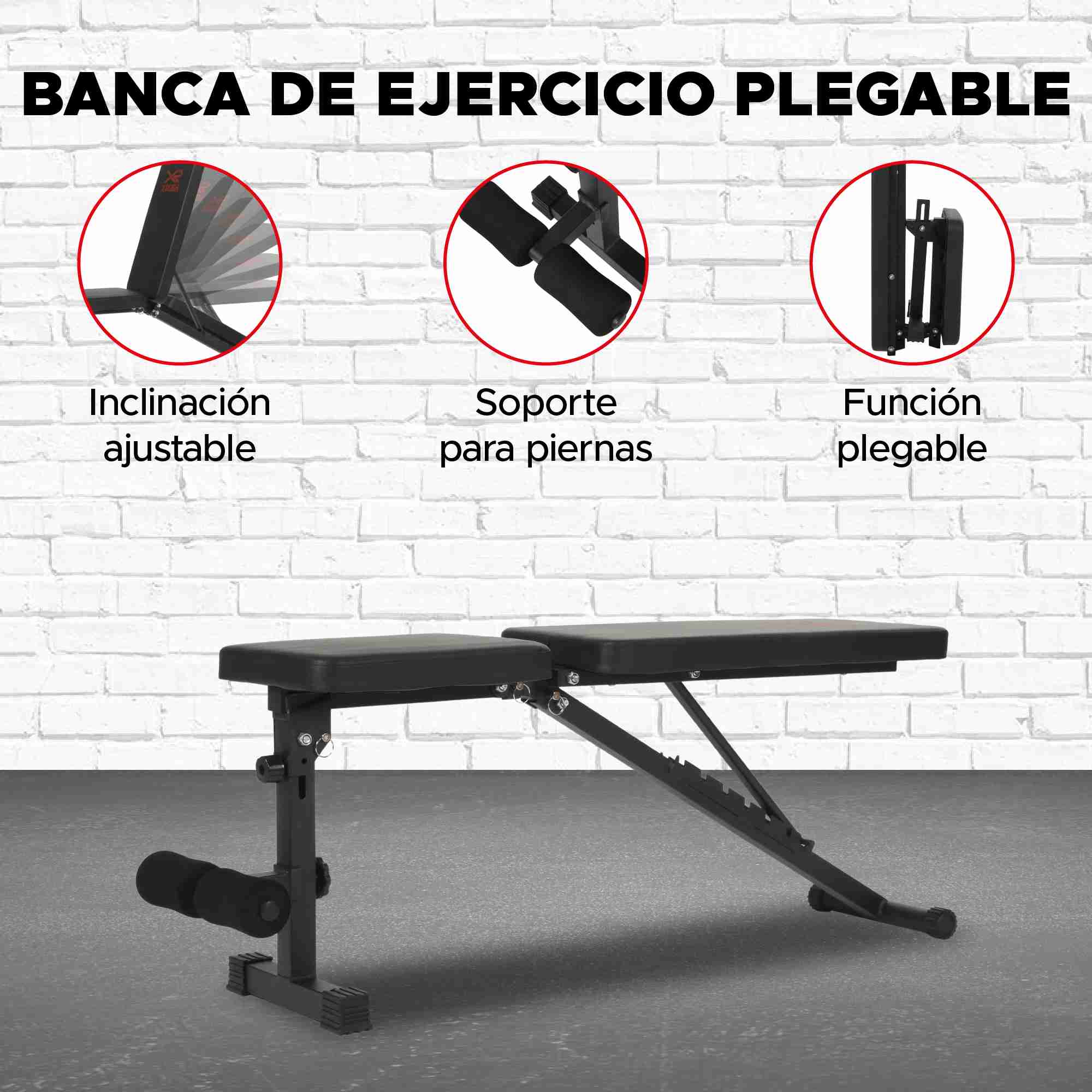 Foto 2 | Banco Para Abdominales Ajustable X-rush Multiangulo