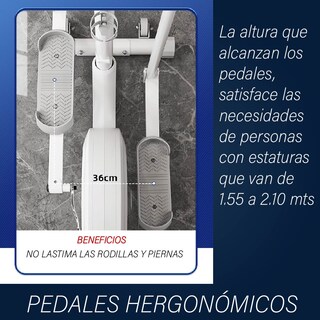 Foto 7 | Elíptica Chic Fantasy QM-2202 color Blanco de 16 Velocidades