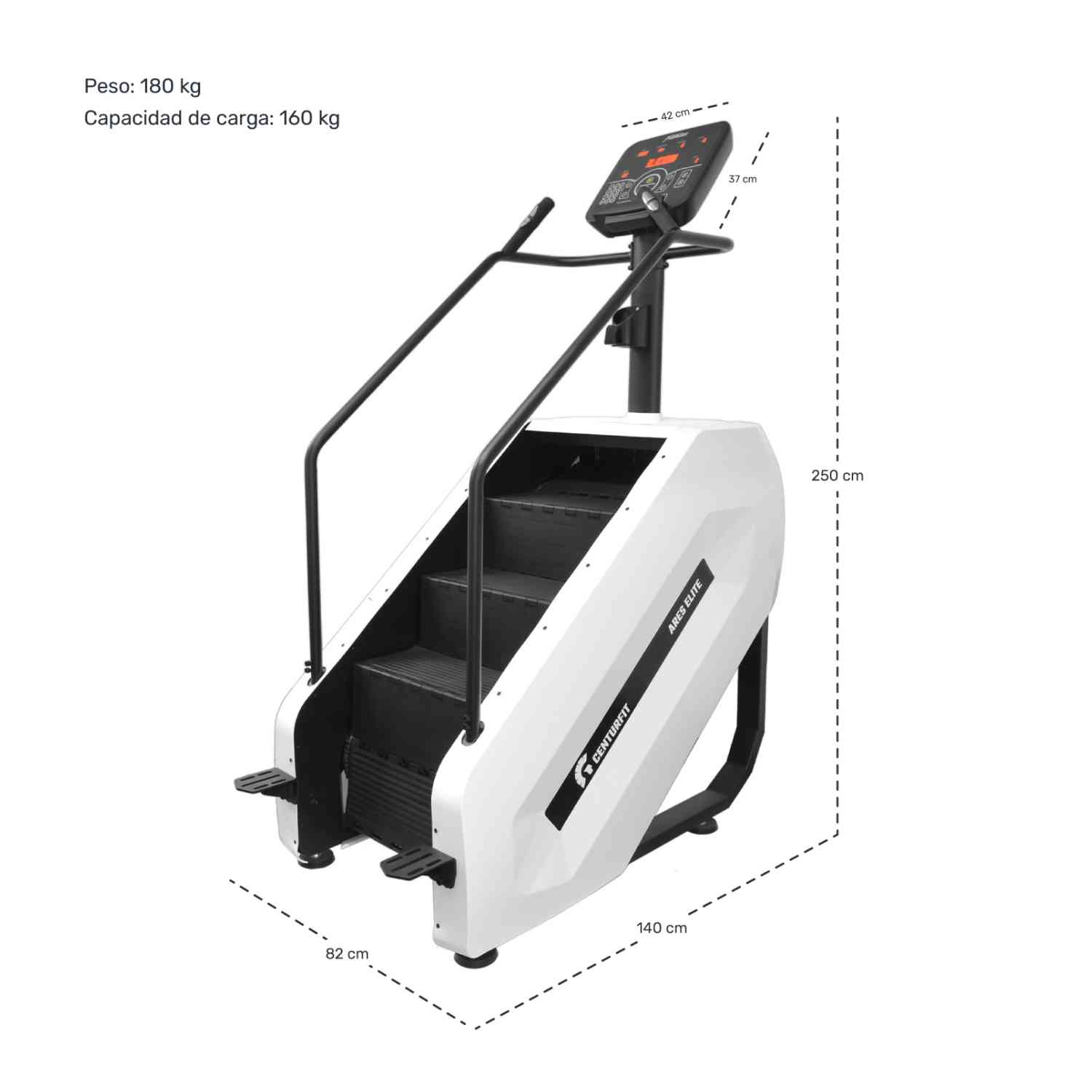 Foto 7 pulgar | Escalera Infinita Eléctrica Centurfit Blanca