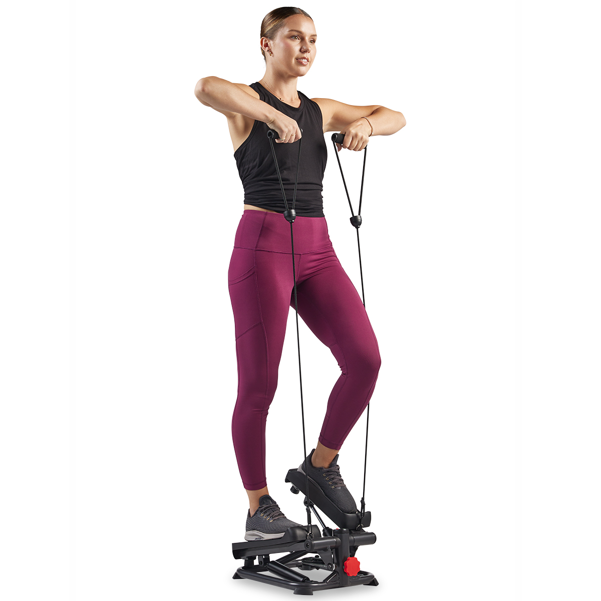 Foto 8 pulgar | Escaladora 2 en 1 Sunny Health & Fitness Sf-s0978smart Negra Total Body Smart Stepper