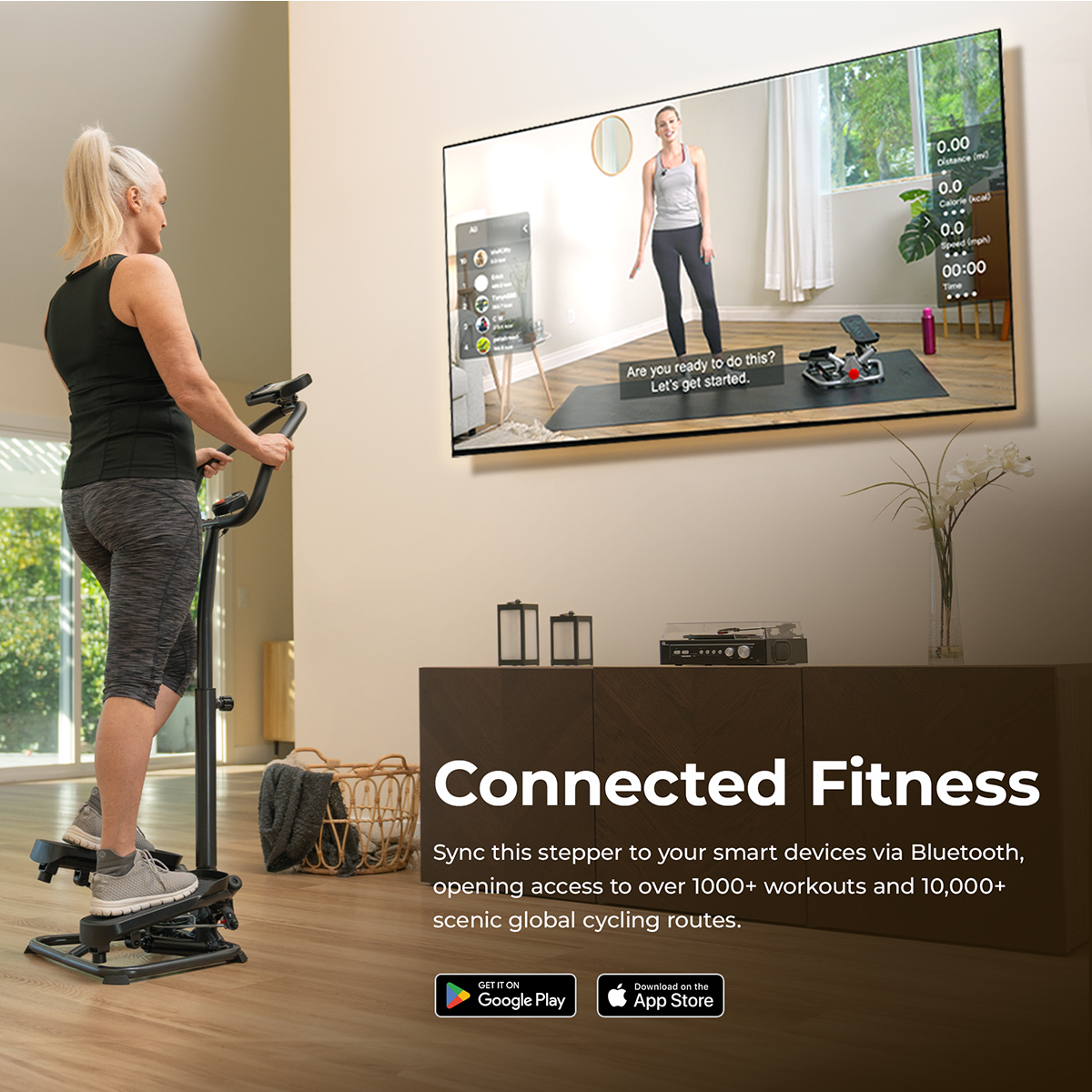 Foto 5 | Escaladora Stepper Inteligente Sunny Health & Fitness