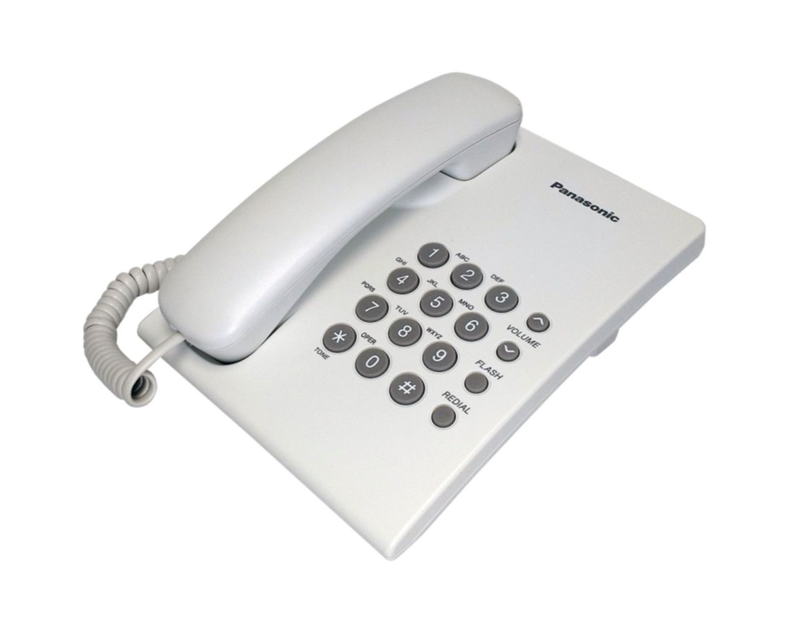 Foto 2 pulgar | Teléfono Alámbrico Panasonic Básico Kx-ts500mew color Blanco
