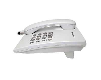 Foto 2 | Teléfono Alámbrico Panasonic Básico Kx-ts500mew color Blanco