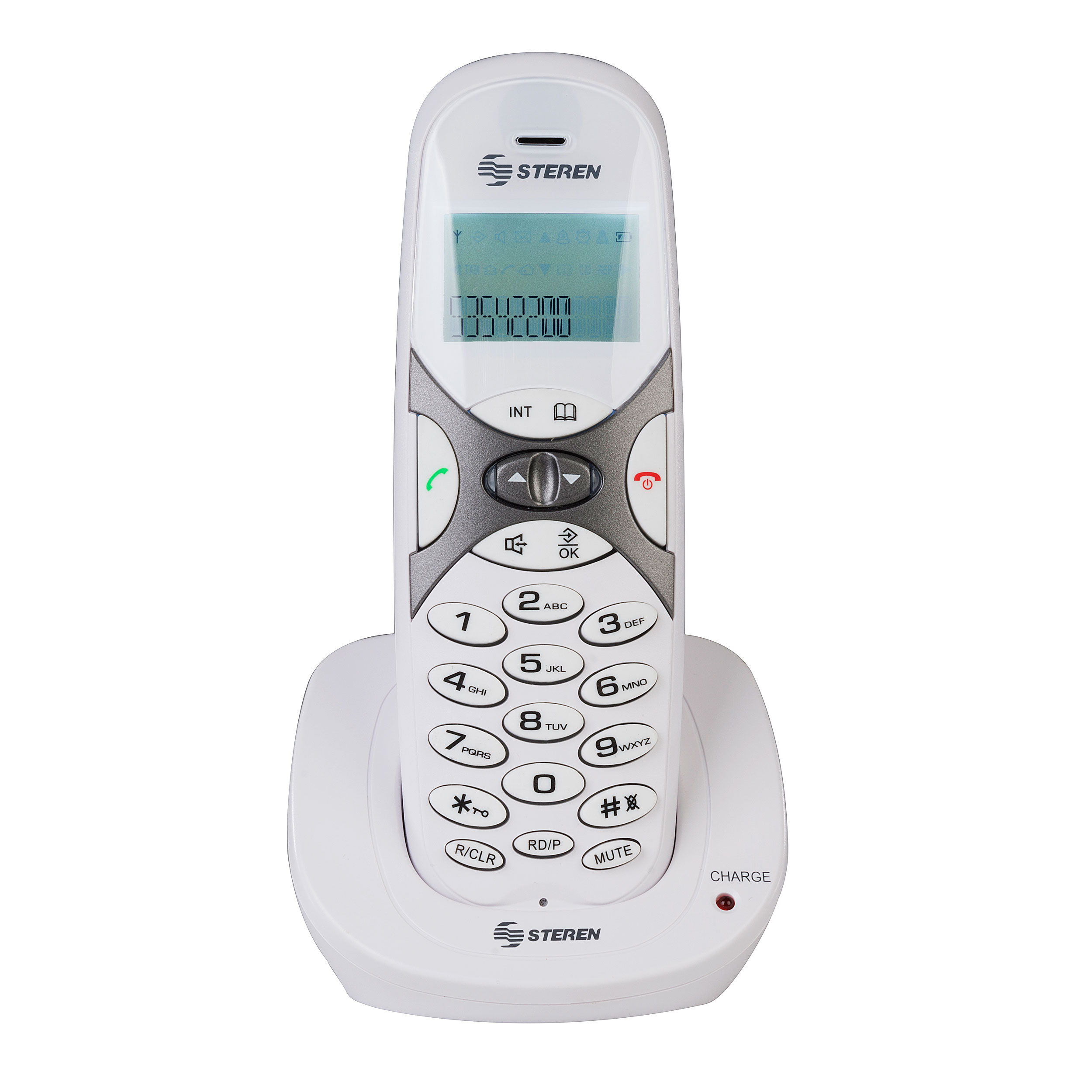 Foto 4 pulgar | Teléfono Inalámbrico Steren Tel-2492 color Blanco Dect 6.0 con 2 Extensiones Adicionales