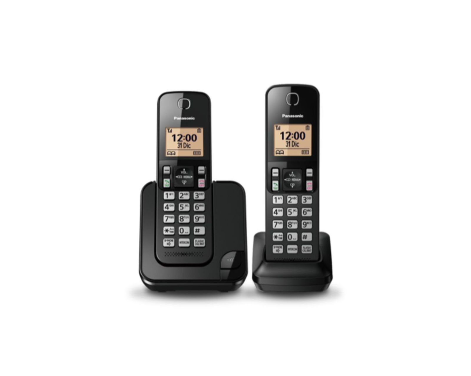 Foto 2 pulgar | Teléfono Inalámbrico Panasonic Kx-tgc352 color Negro con 1 Extensión e Identificador de Llamadas