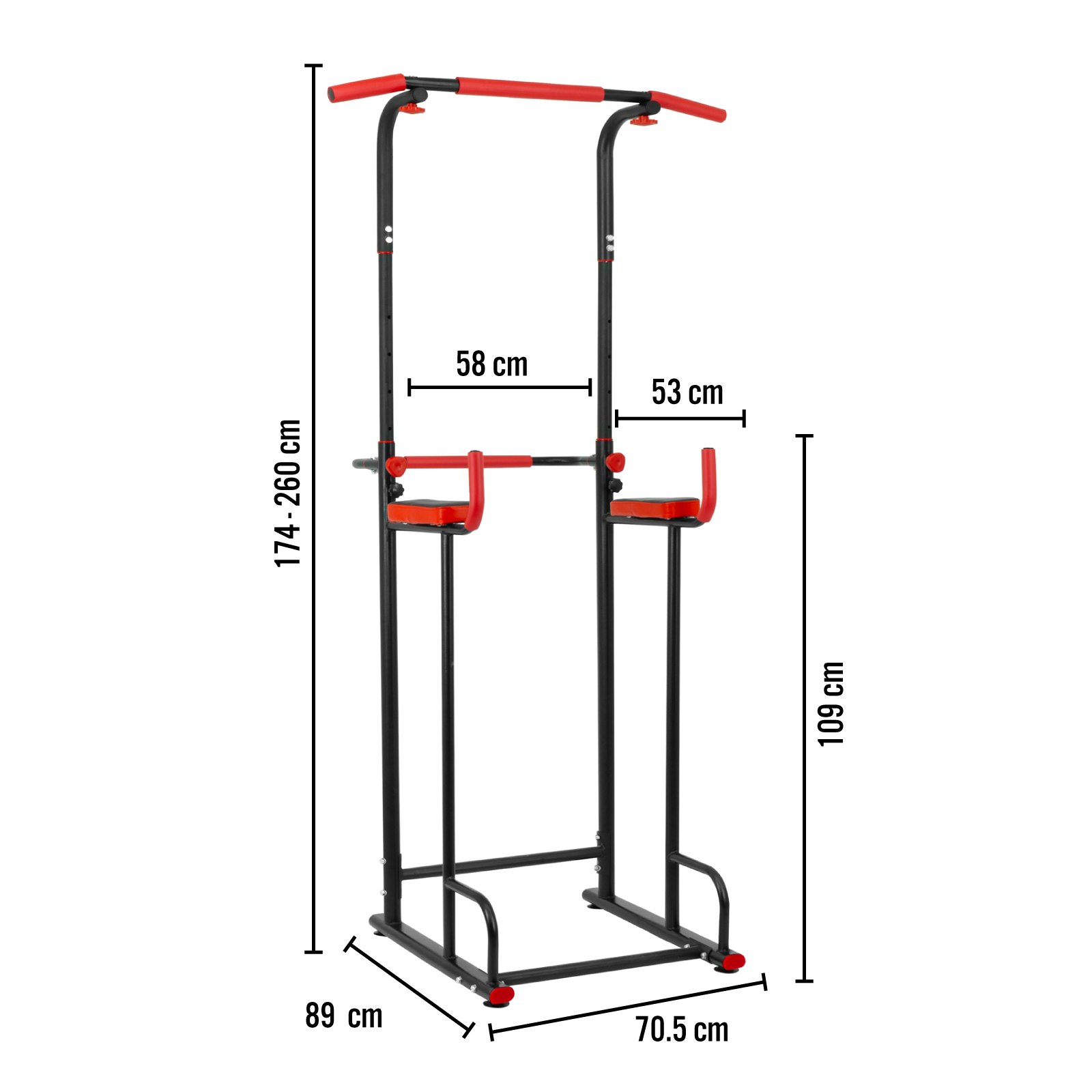 Foto 6 | Torre Multifuncional Altera Tm-01-brd color Rojo