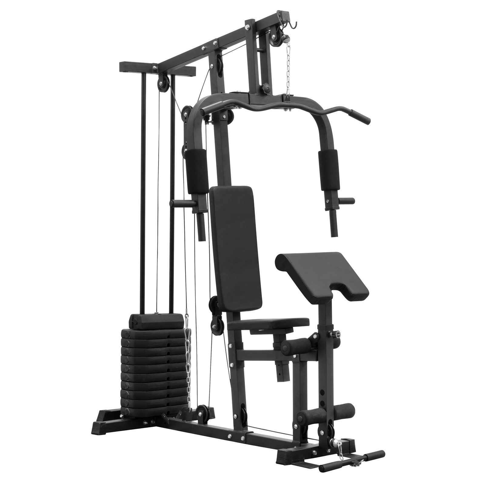 Foto 1 | Multiestación De Ejercicio  Maqmp Altera Jaula Gym Multifuncional C/ Peso Ajustable Color Negro