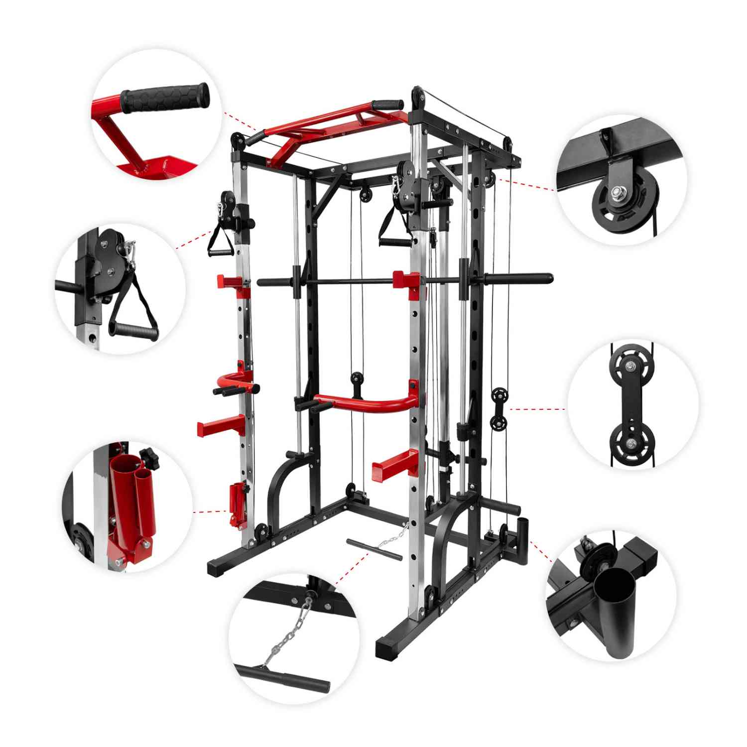 Foto 5 pulgar | Jaula Smith para Gimnasio Centurfit Multifuncional