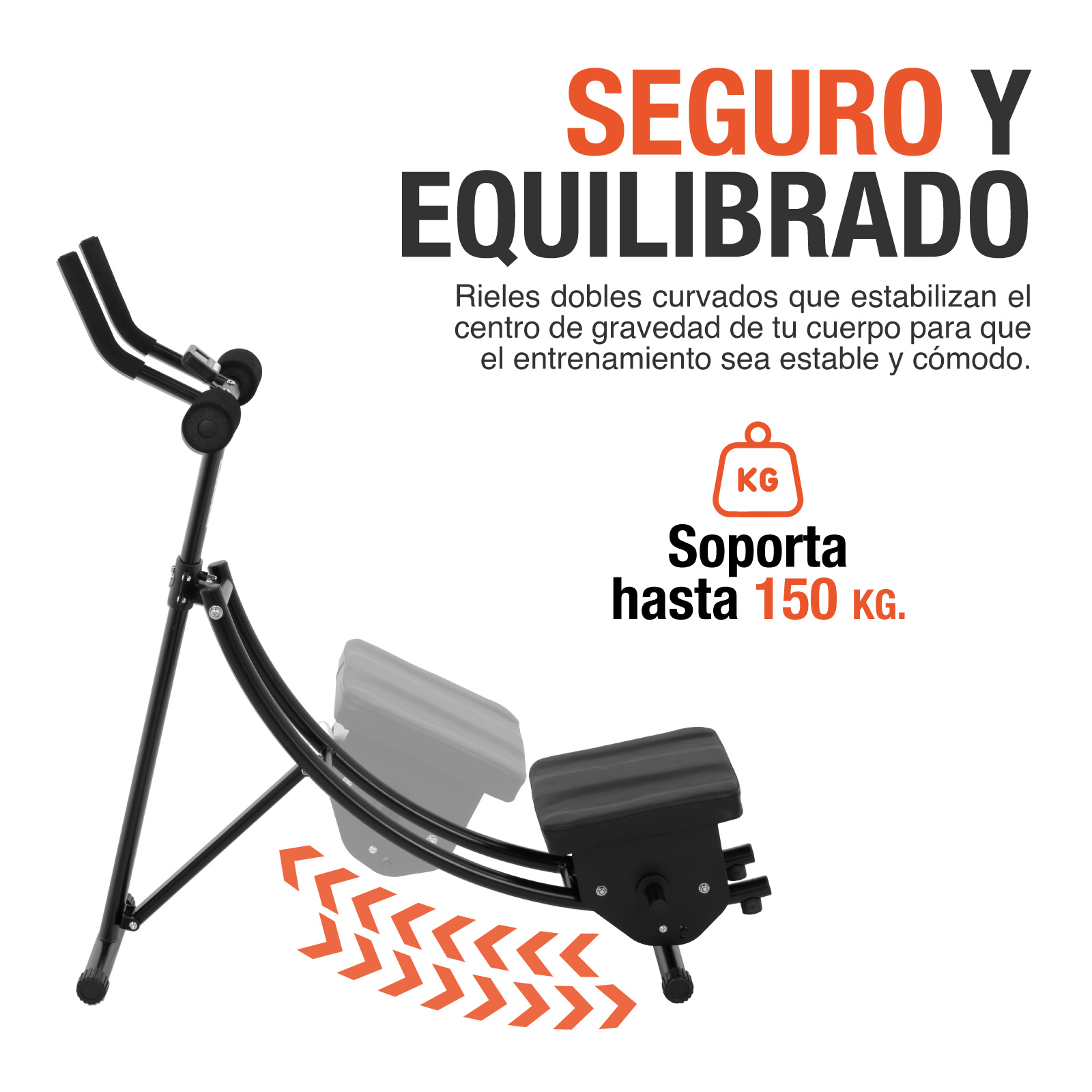 Foto 5 pulgar | Aparato Para Abdominales Altera Riel Ejercitador Plegable