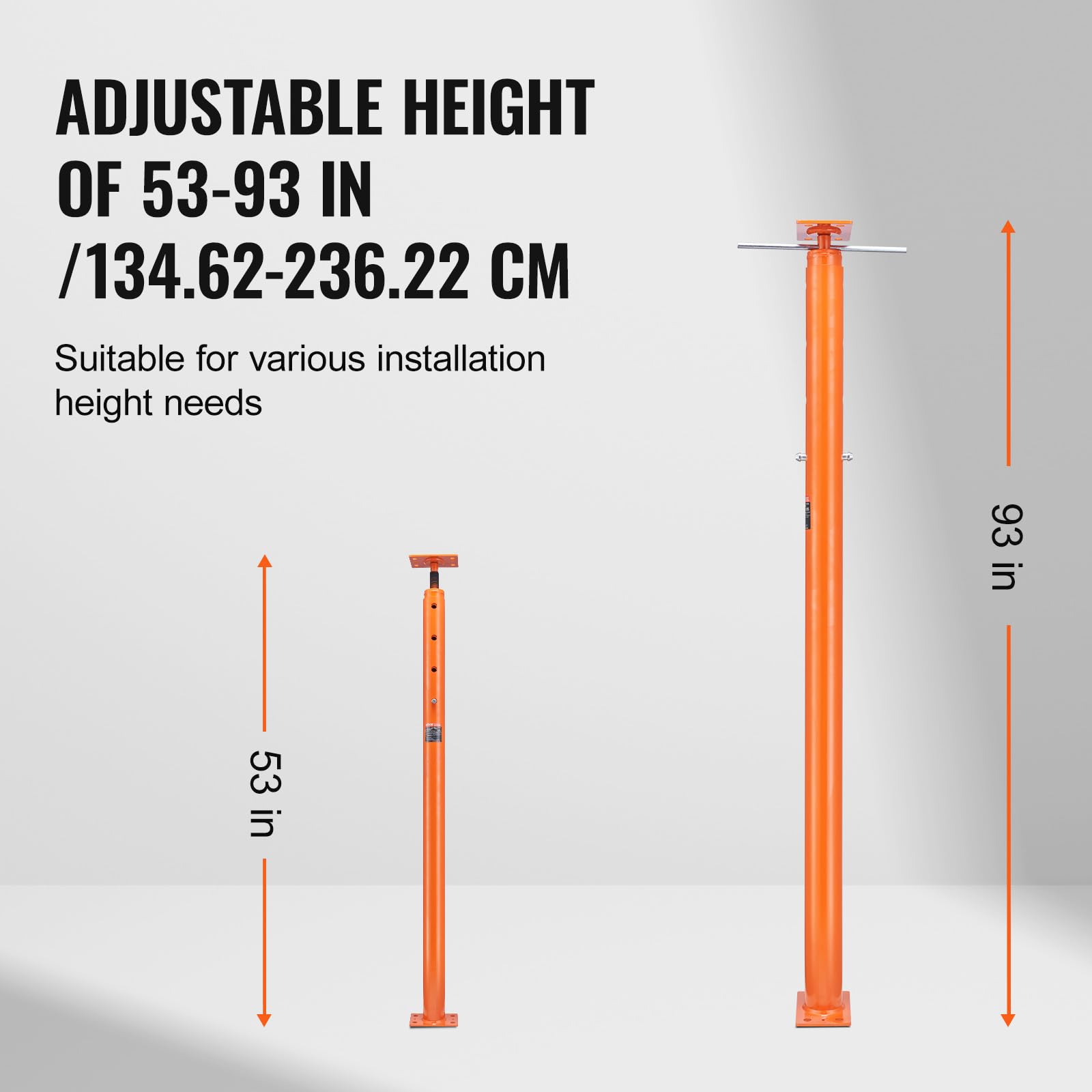 Foto 4 pulgar | House Floor Jack Vevor, 18000 Libras, Carga Máxima De 53 A 93 Cm De Altura - Venta Internacional.