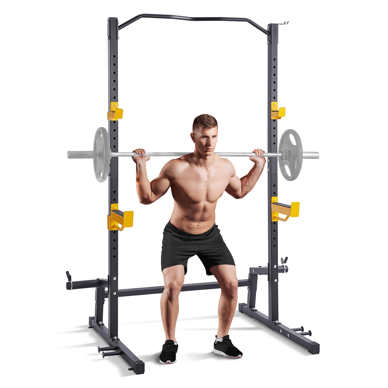 Foto 2 pulgar | Power Rack Vevor Multifuncional Con Barra Desplegable Y Almacenamiento - Venta Internacional.