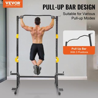 Foto 2 | Power Rack Vevor Multifuncional Con Barra Desplegable Y Almacenamiento - Venta Internacional.