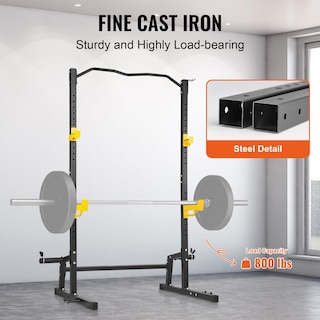 Foto 4 | Power Rack Vevor Multifuncional Con Barra Desplegable Y Almacenamiento - Venta Internacional.