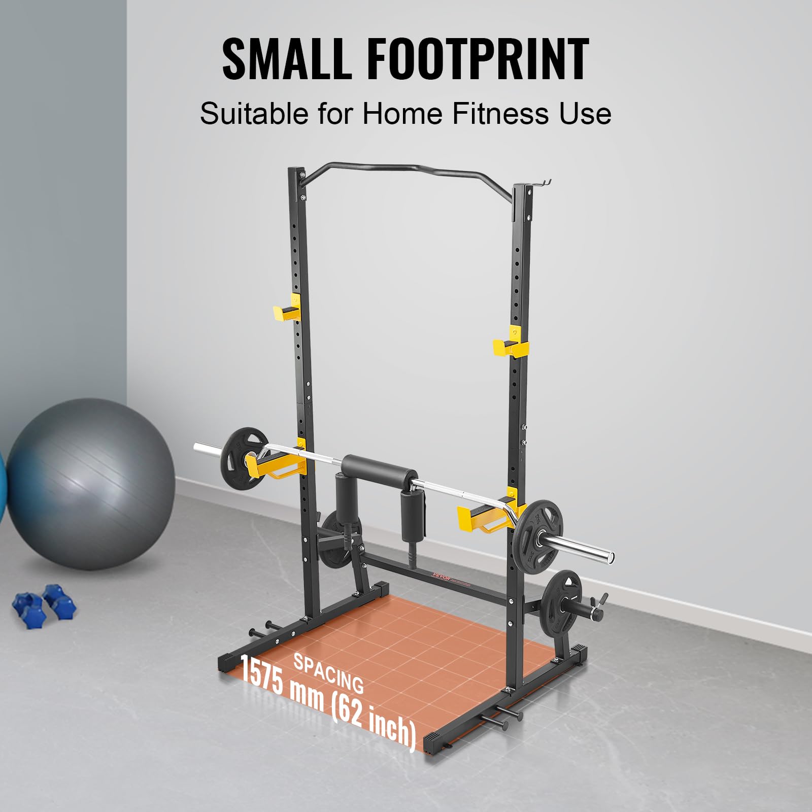 Foto 7 pulgar | Power Rack Vevor Multifuncional Con Barra Desplegable Y Almacenamiento - Venta Internacional.