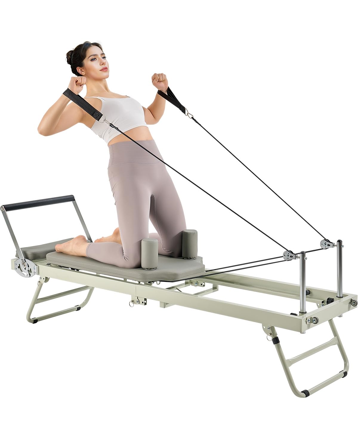Foto 2 pulgar | Pilates Reformer Vevor Plegable Para Casa, Gimnasio, Estudio, 180 Kg - Venta Internacional.