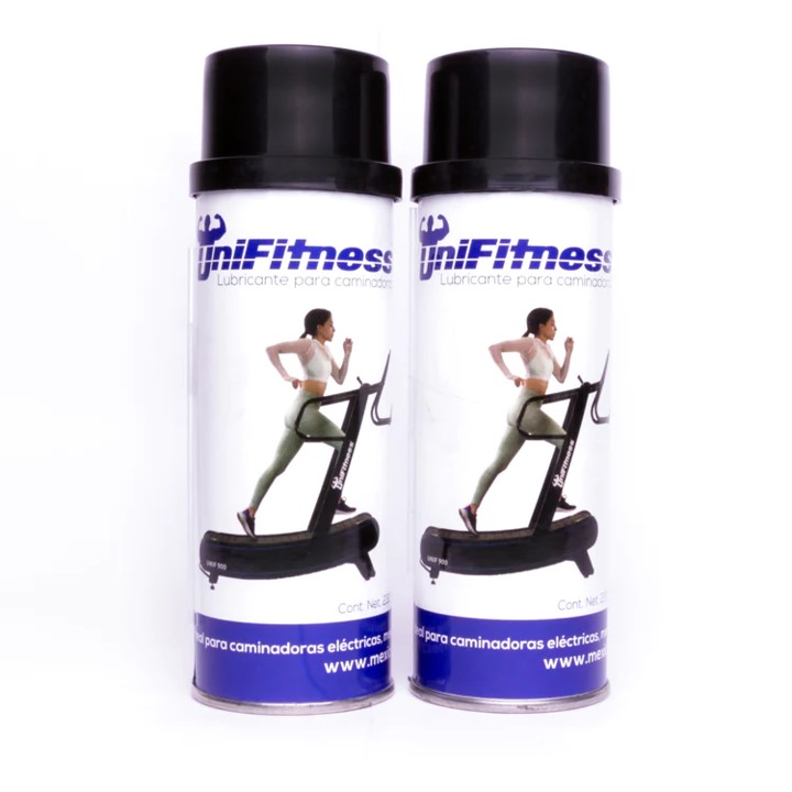 Lubricante en Aerosol para Caminadoras Unifitness  Lubrigym 2 Piezas