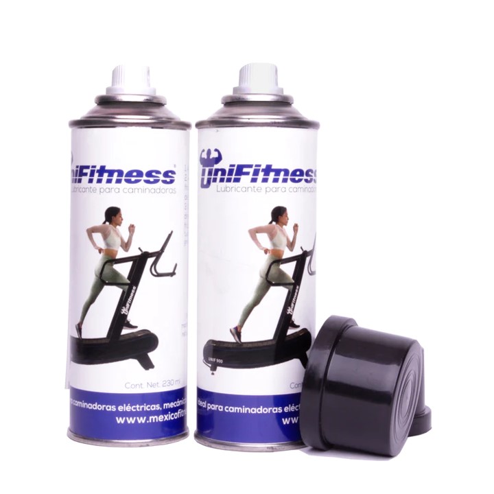 Foto 4 pulgar | Lubricante en Aerosol para Caminadoras Unifitness  Lubrigym 2 Piezas