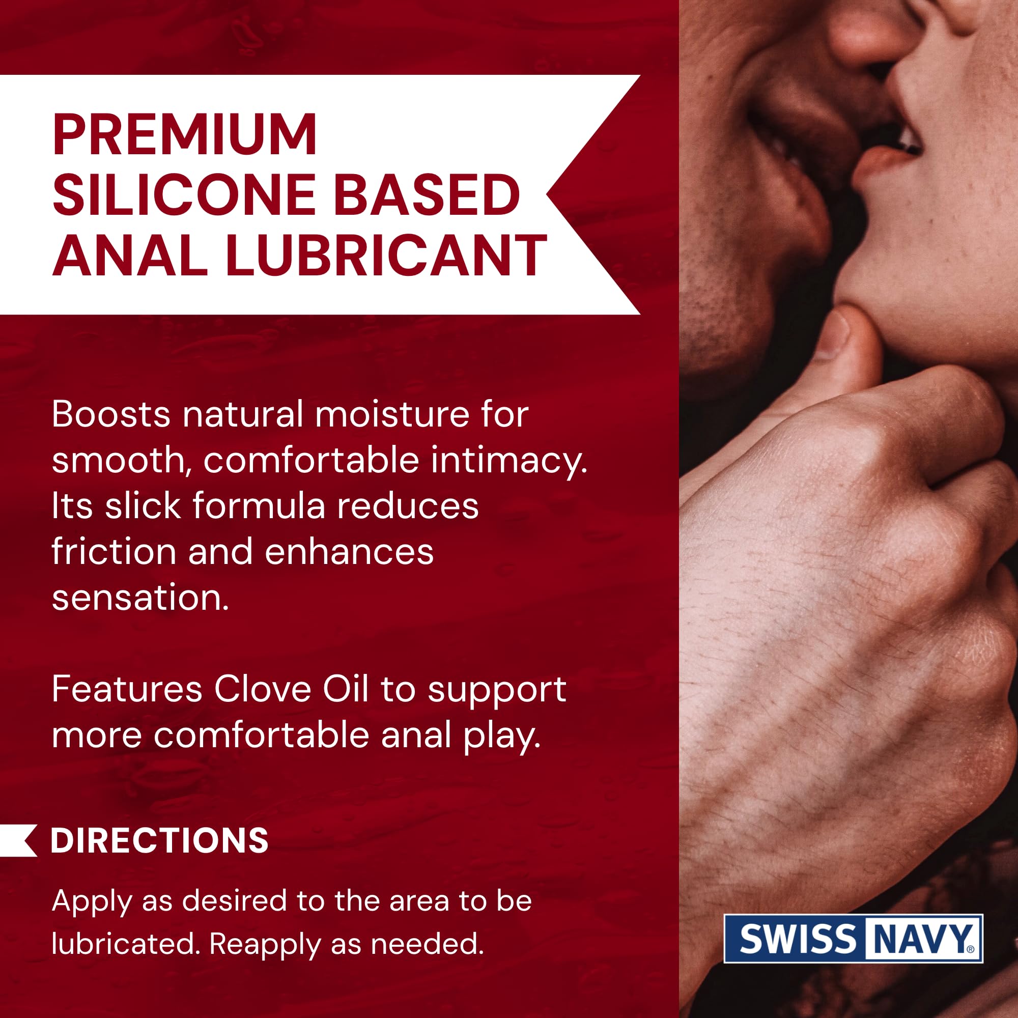 Foto 3 pulgar | Lubricante Anal Swiss Navy Premium Silicone 473 Ml Con Clavo - Venta Internacional.