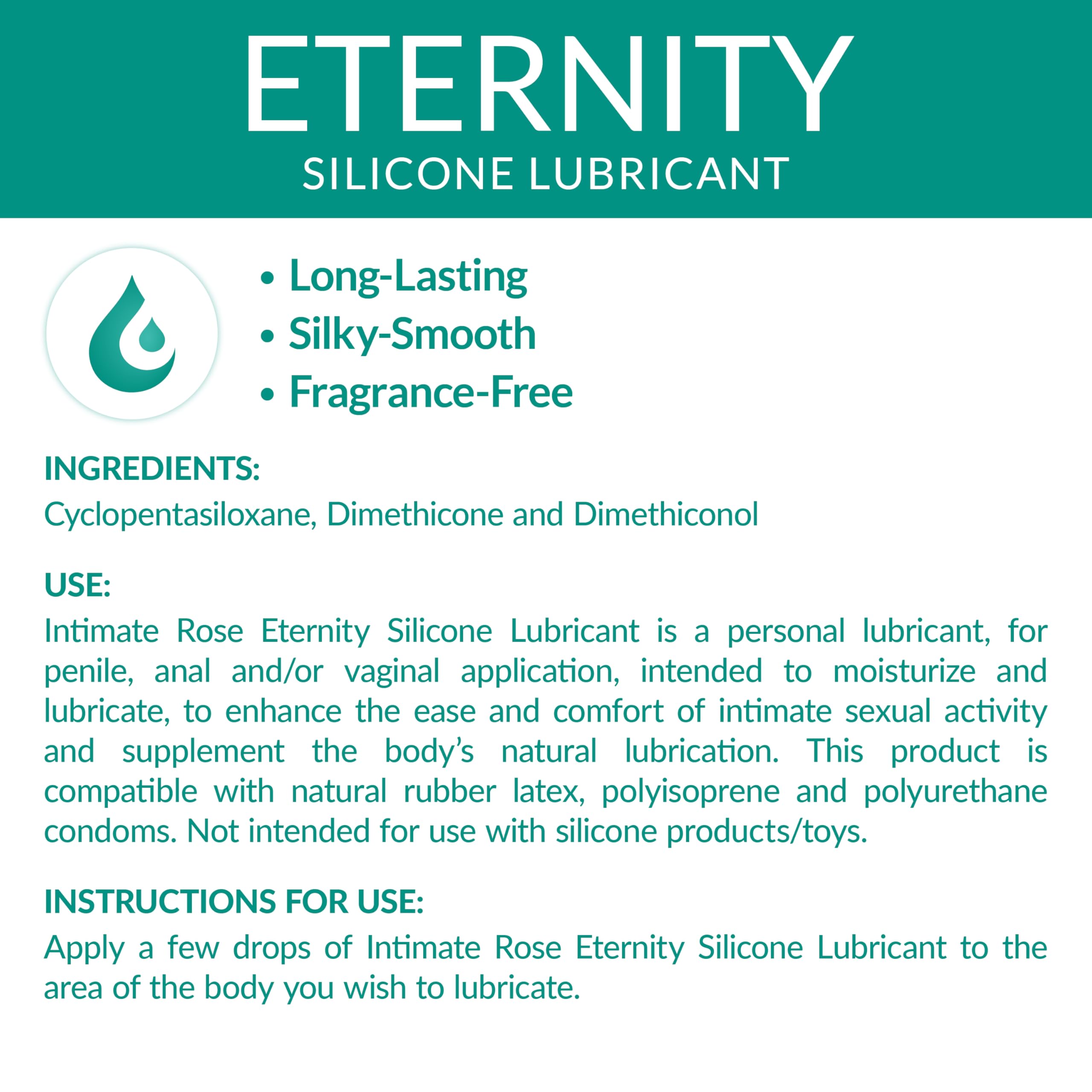 Foto 2 | Lubricante Personal Intimate Rose Premium A Base De Silicona - Venta Internacional.