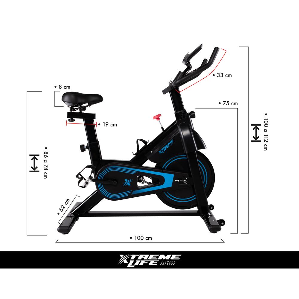 Foto 4 pulgar | Bicicleta Fija Xtreme Life color Negro 15 kg