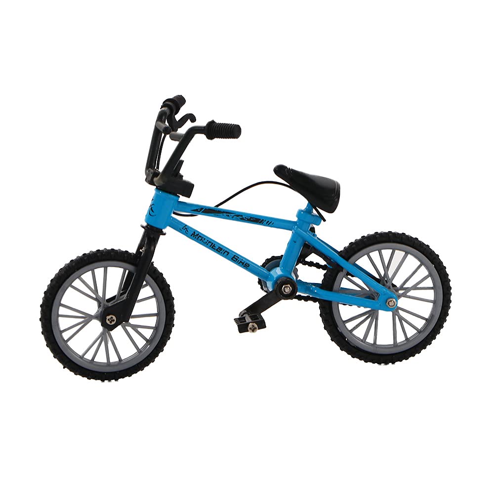 Mini Bicicleta De Montaña Azul Modelo Finger Bike Con Cuerda De Freno - Venta Internacional.