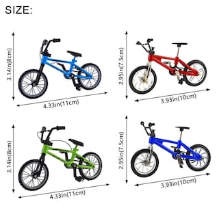 Foto 4 | Mini Bicicleta De Montaña Azul Modelo Finger Bike Con Cuerda De Freno - Venta Internacional.