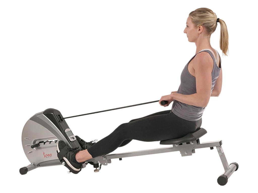 Foto 4 | Maquina de Remo con Cordón Elástico Sunny Health & Fitness  Bungee Resistance Rower