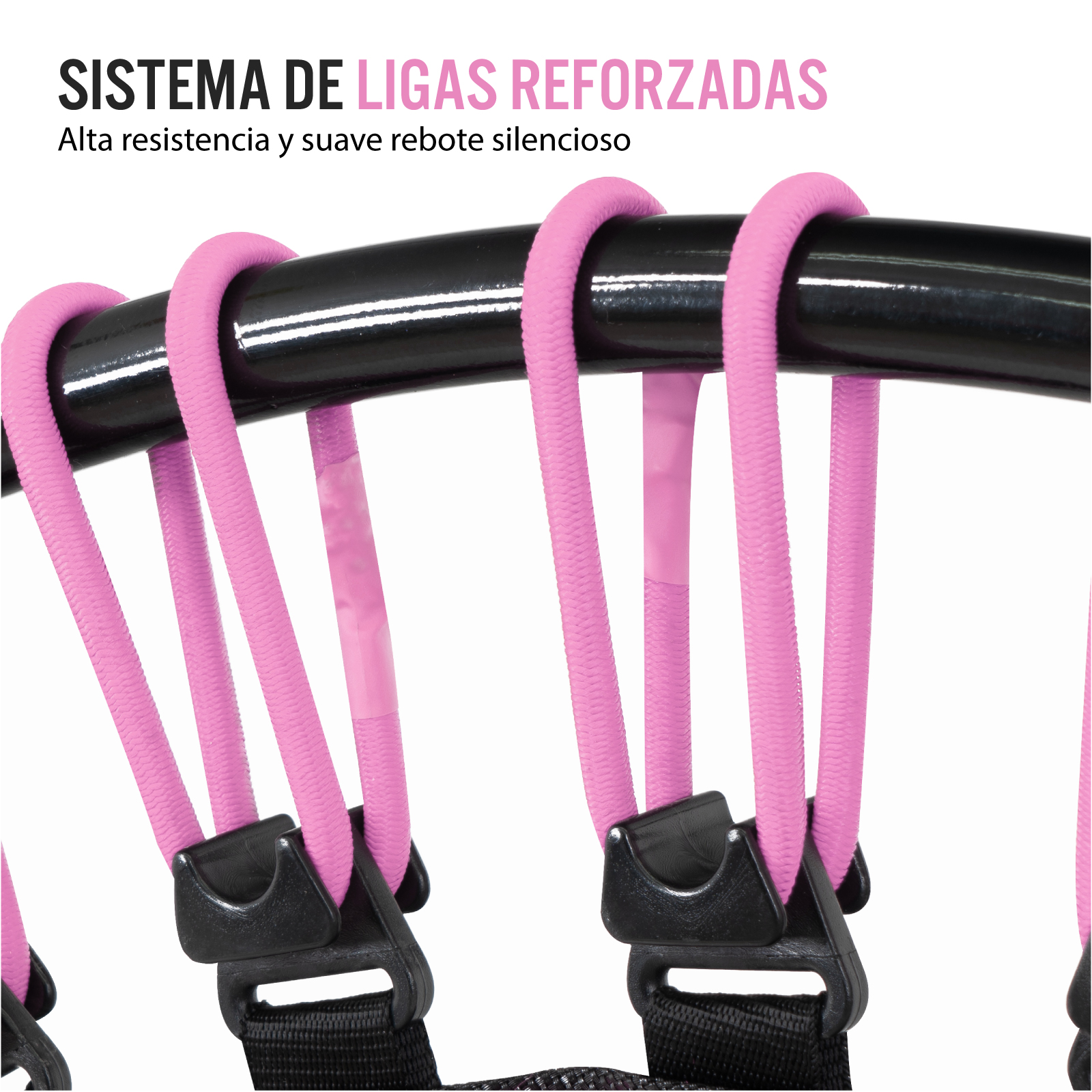 Foto 3 pulgar | Trampolín Aeróbico con Agarradera 40" Altera color Rosa