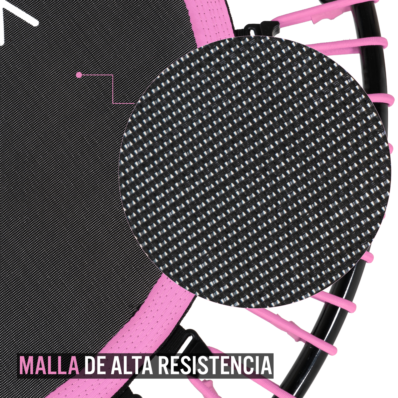Foto 4 pulgar | Trampolín Aeróbico con Agarradera 40" Altera color Rosa