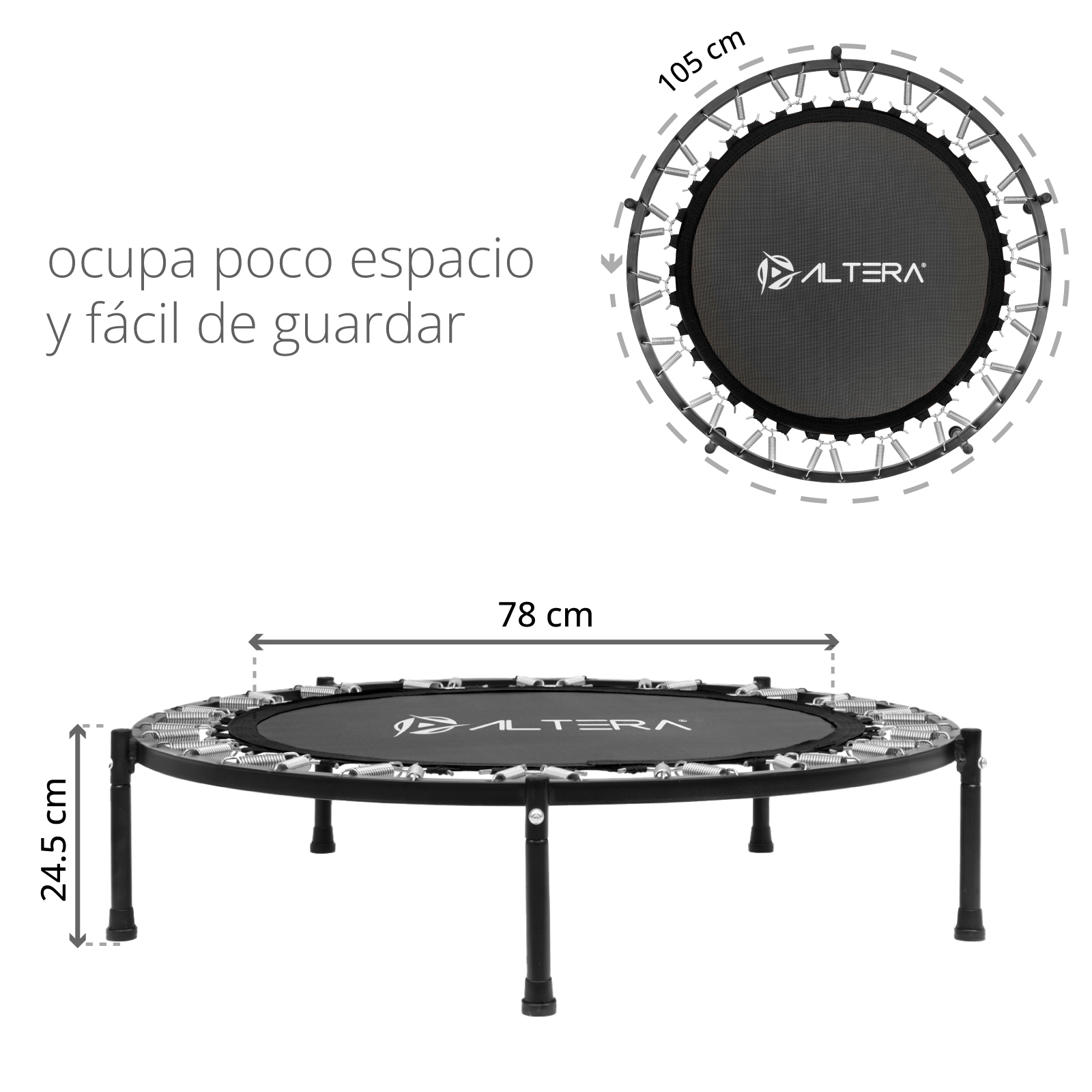 Foto 4 pulgar | Trampolín Altera Apilable Fitness Jumping