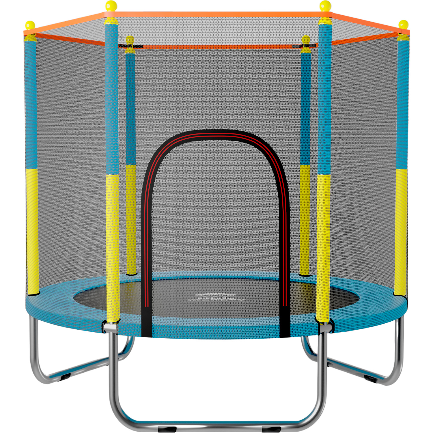 Foto 2 pulgar | Trampolín Little Monkey Azul Infantil