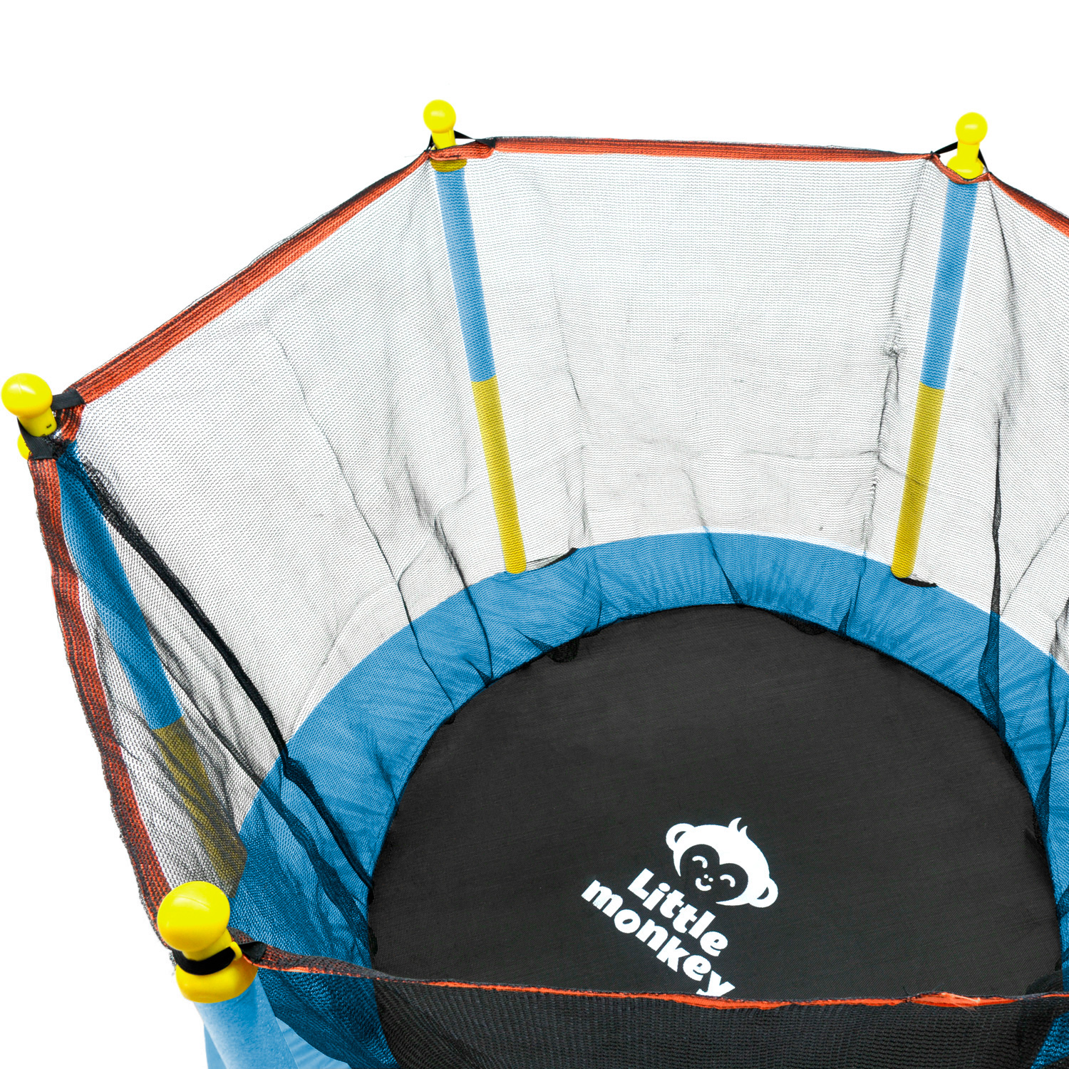Foto 6 pulgar | Trampolín Little Monkey Azul Infantil