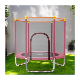 Foto 6 | Trampolin Tumbling Niños Brincolin Infantil Red Seguridad Rosa