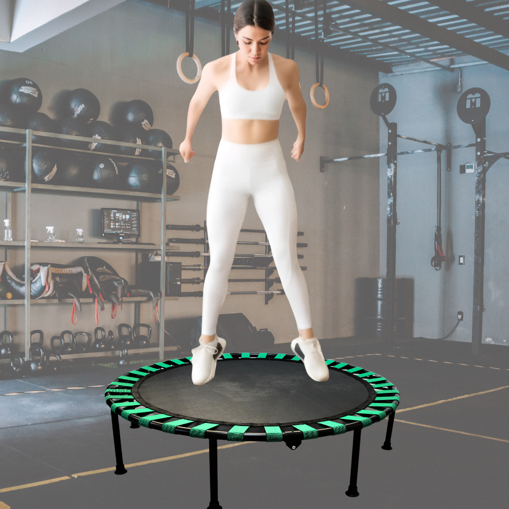 Foto 5 pulgar | Mini Trampolín para Ejercicio con Soporte