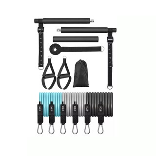 Foto 1 | Kit De Banda De Resistencia Ligas Con Barra De Pilates 240lb Eo Safe Imports Esi-16517 Negro