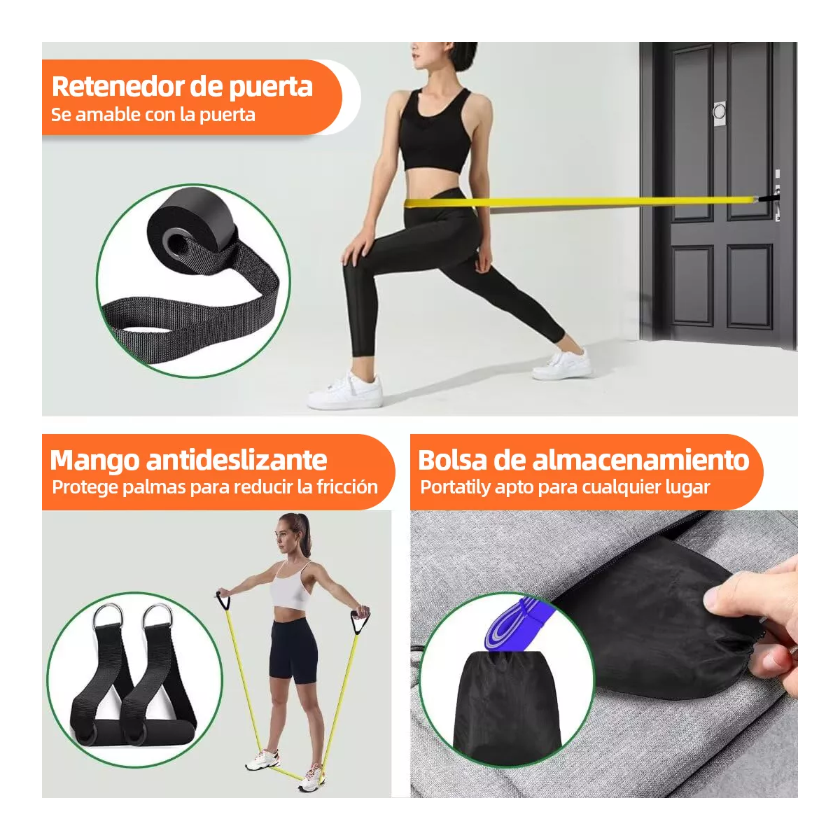 Foto 6 pulgar | Bandas de Resistencia Eo Safe Imports Esi-18396 Multicolor