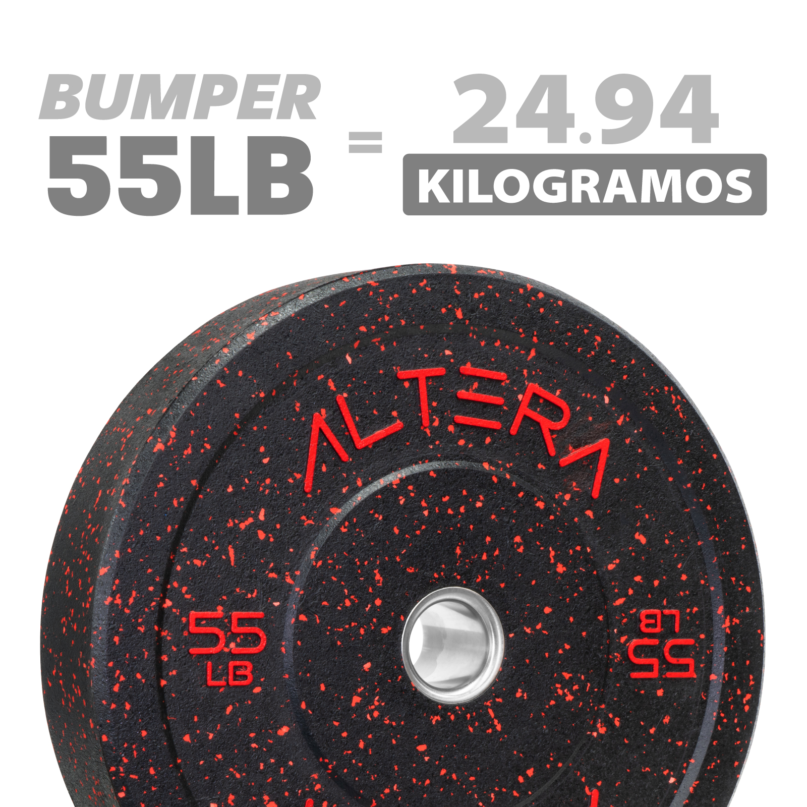 Foto 6 pulgar | Disco Bumper Altera BUMP-SD-55 color Rojo 1 Pieza 55 Lb