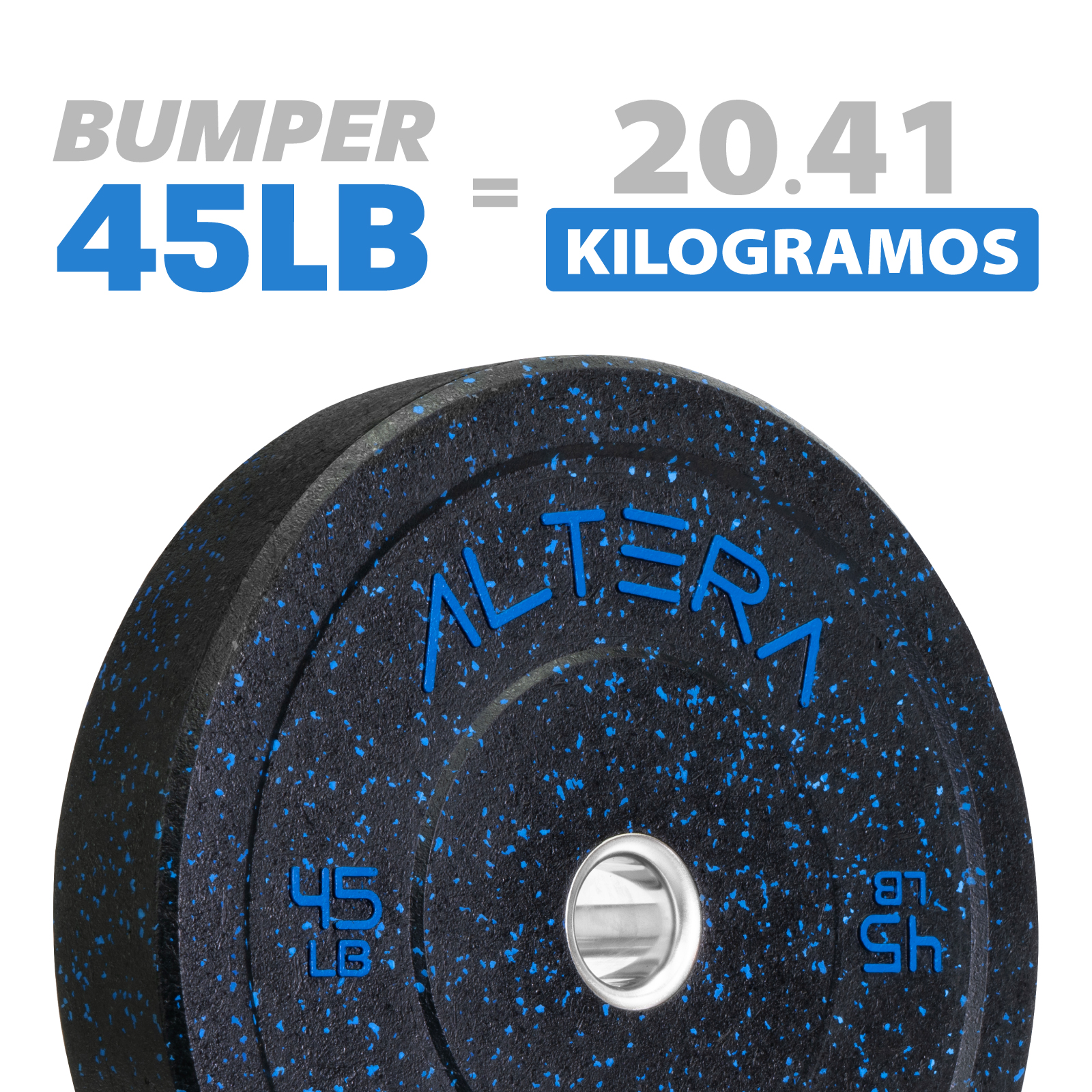 Foto 6 pulgar | Disco Bumper Altera BUMP-SD-45 color Azul 1 Pieza 45 Lb