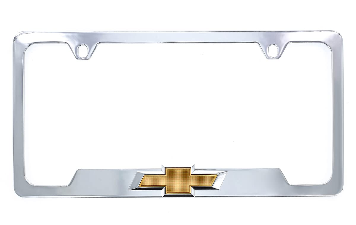 Foto 1 | Marco De Matrícula Chevrolet De Metal Cromado - Venta Internacional.