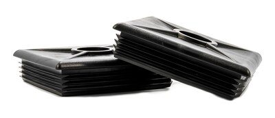 Foto 2 | Tapones Para Parachoques Camco Rv De 4 Pulgadas, Fáciles De Quitar, Duraderos, Negros, Paquete De 2 - Venta Internaci